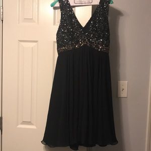 Dress the population glam dress